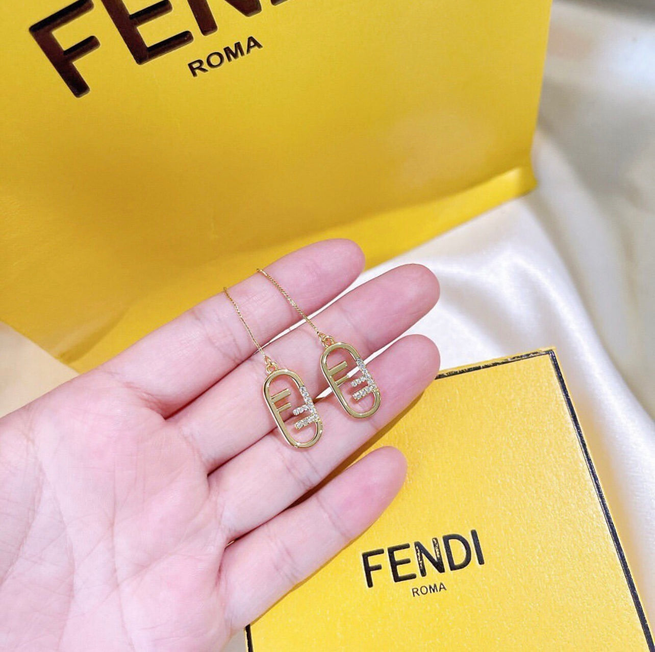FF Chain Earrings