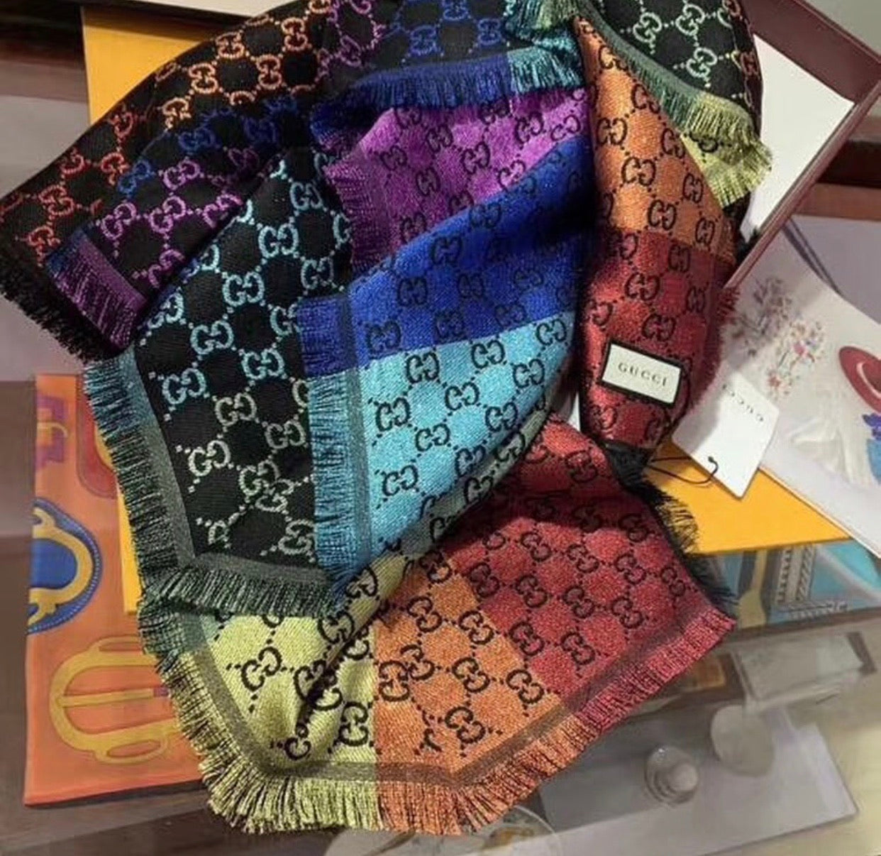 Rainbow Shawl