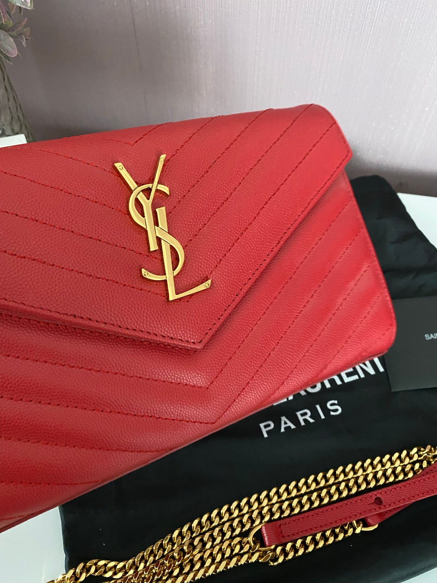 Monogram Chain Clutch