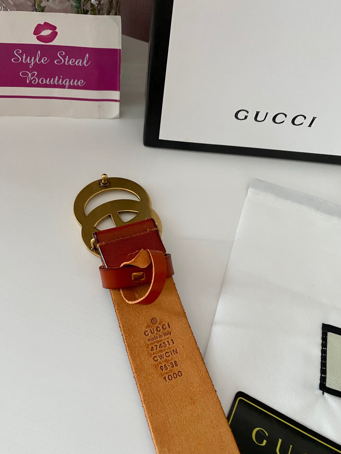 Brown Leather Belt