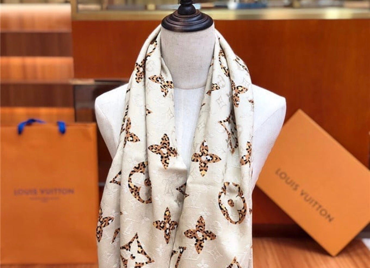 Monogram Jungle Shawl