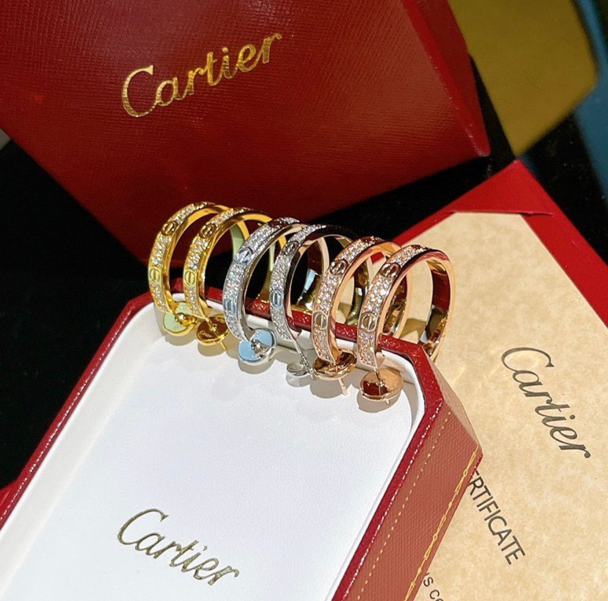 Love Crystal Earrings