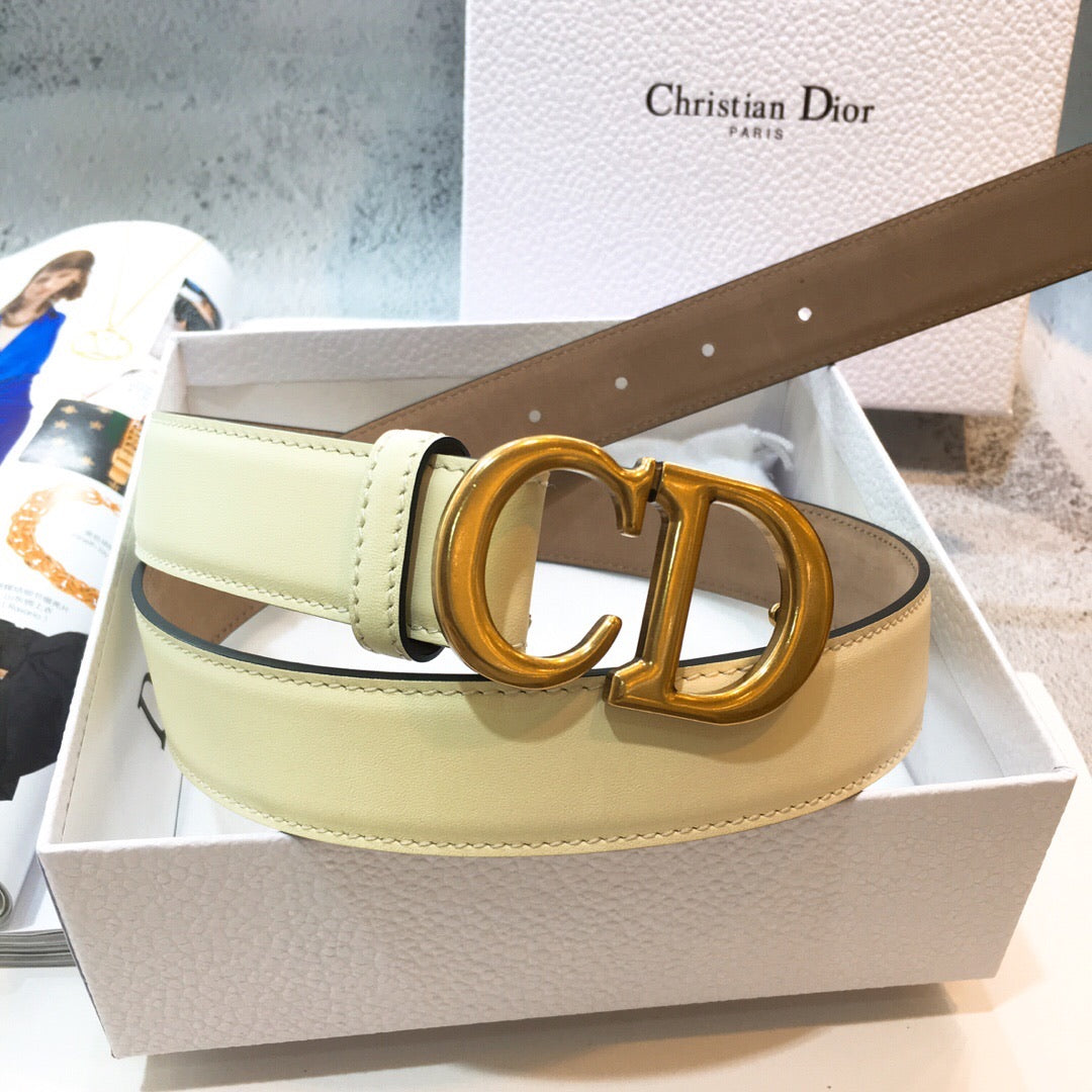 CD Leather Belt