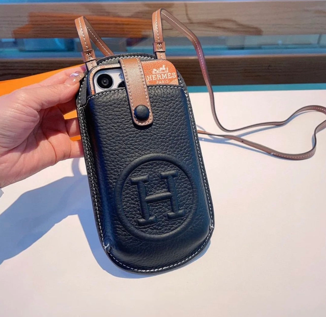 Leather Phone Pouch