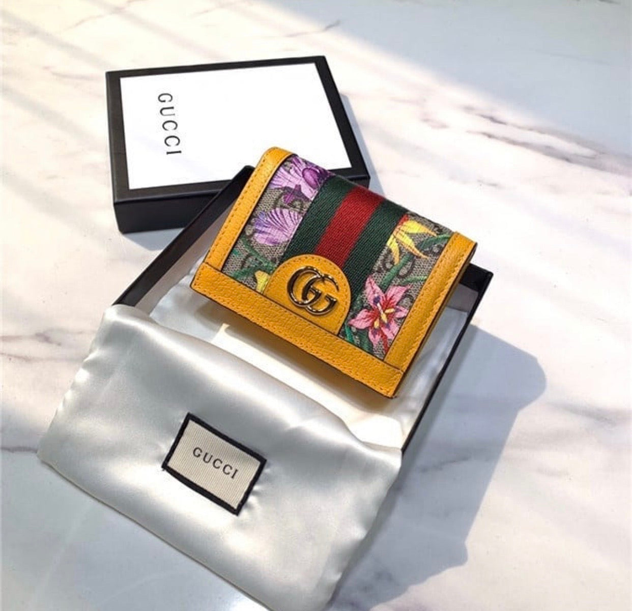 GG Flora Card Wallet