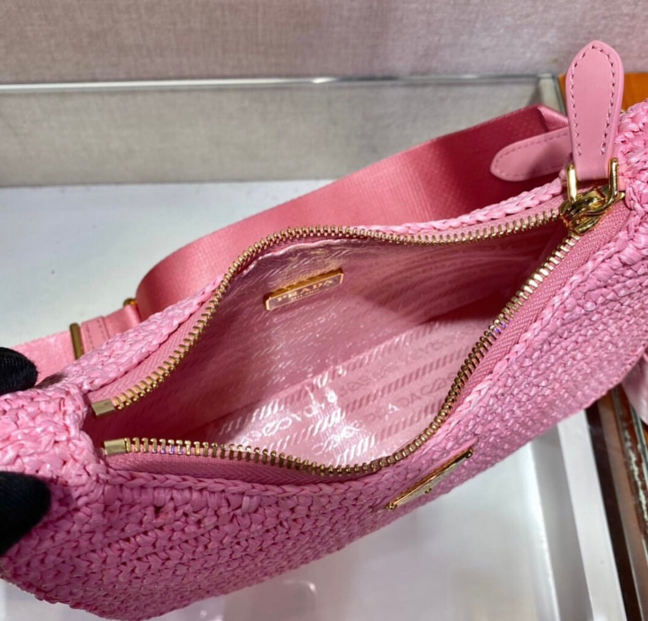 Re Edition Raffia Bag