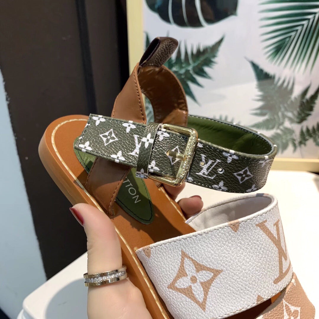 Giant Monogram Sandals