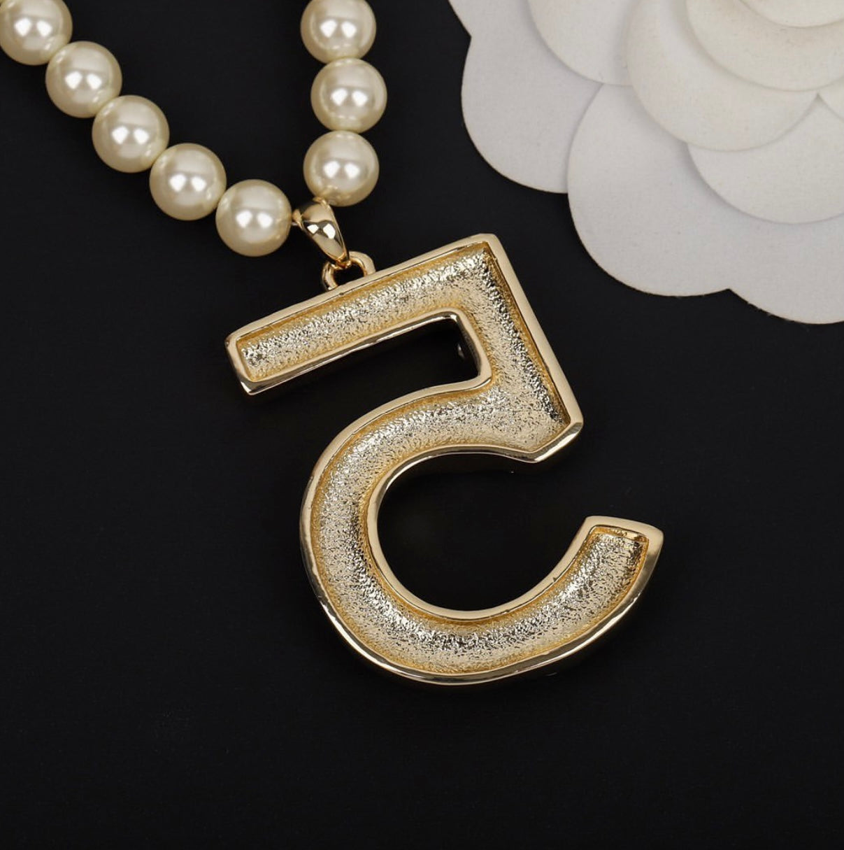 CC Pearl Necklace