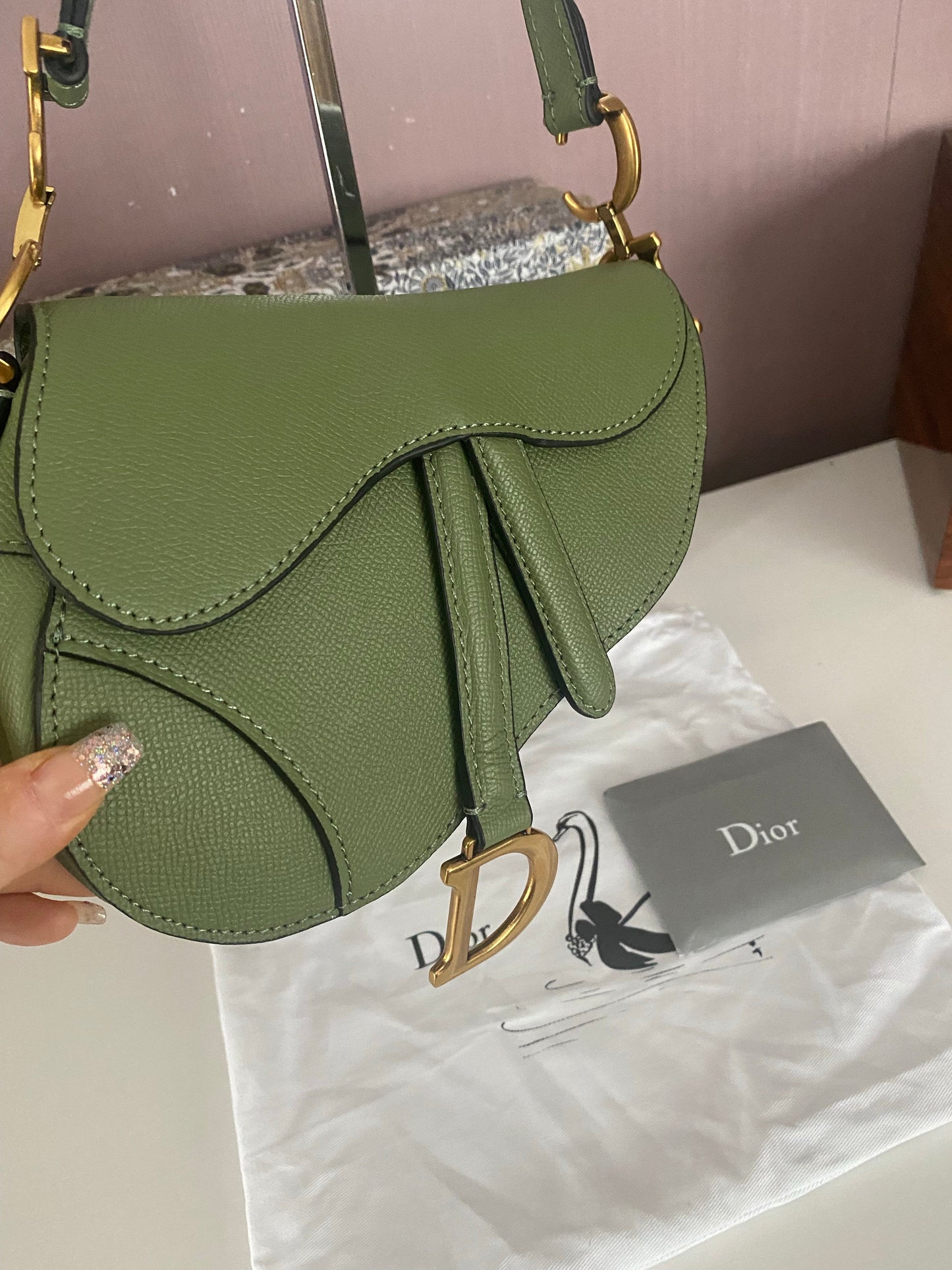 Saddle Bag Grained Leather