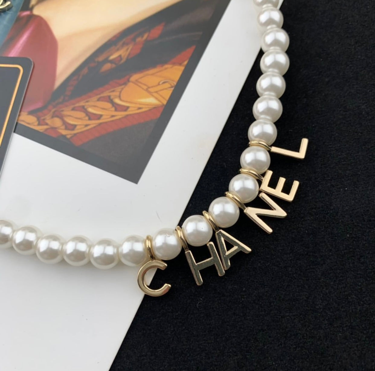 CC Pearl Necklace