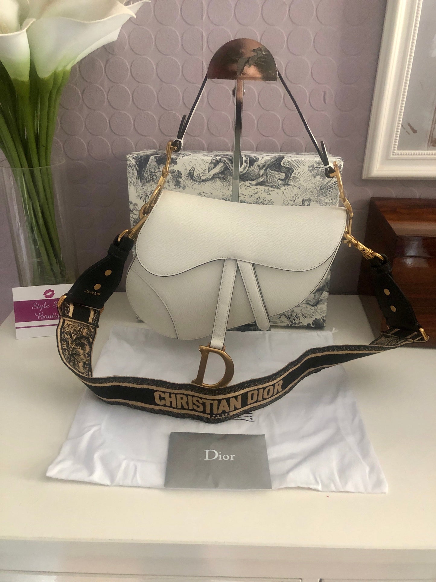 Saddle Bag Grained Leather