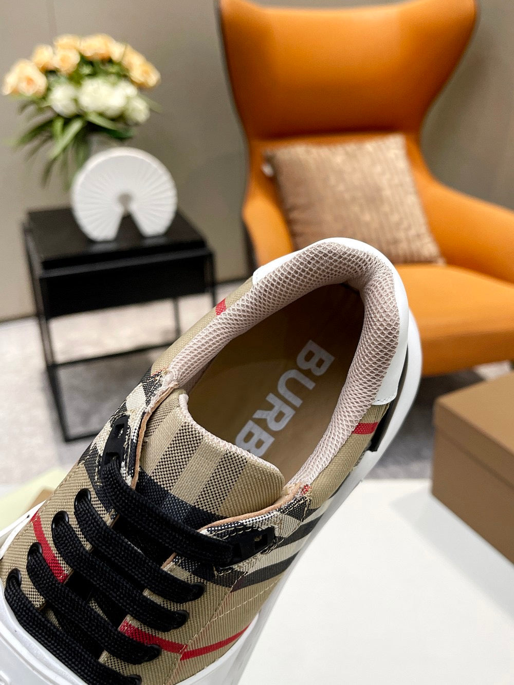 Vintage Check Trainers