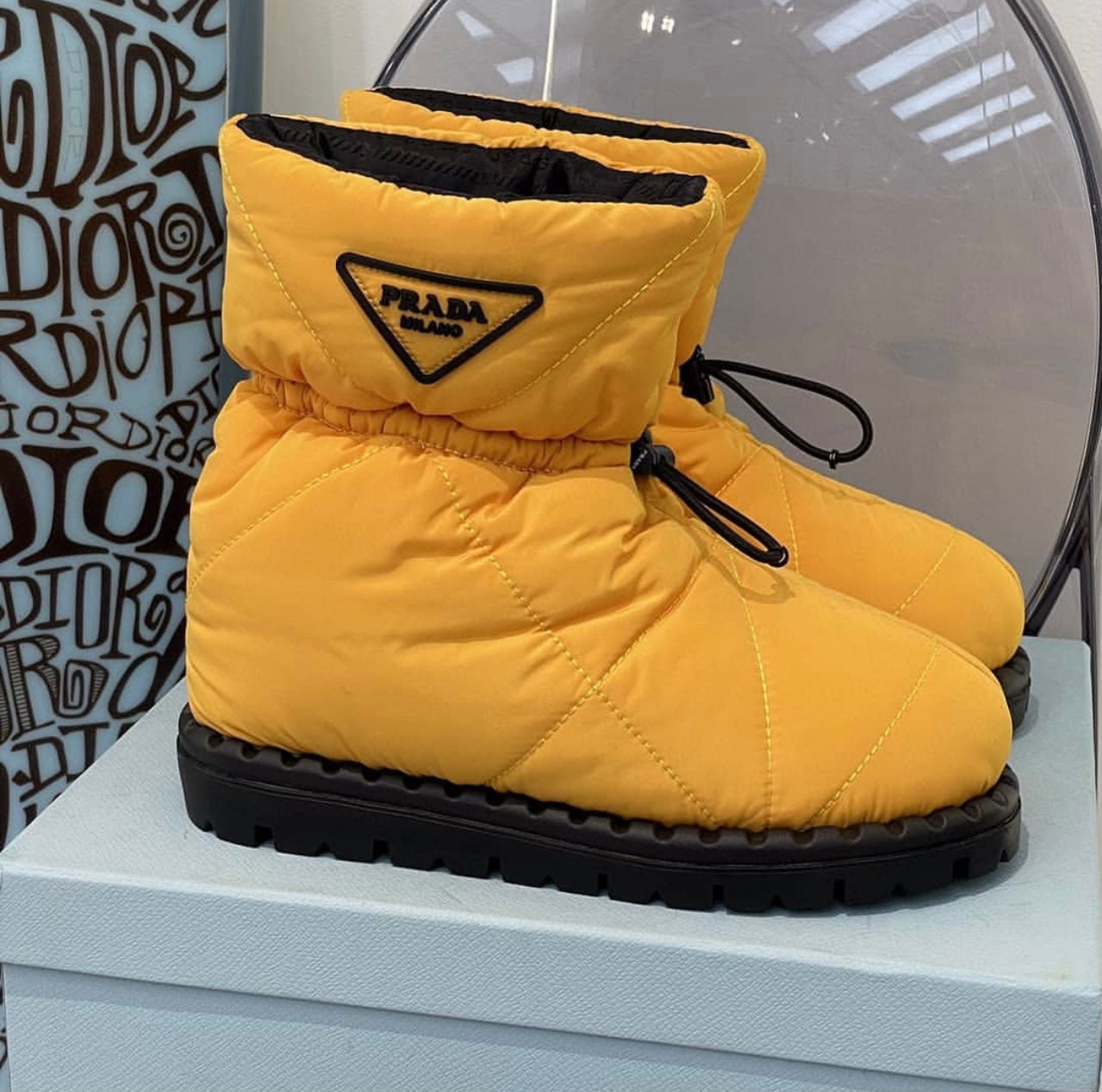Padded Nylon Boots