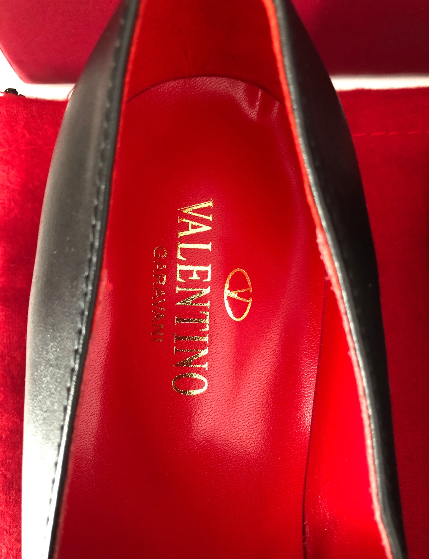 V Logo Loafers