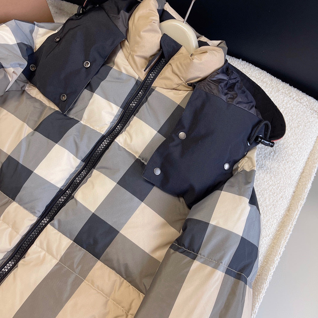 Check Puffer Jacket