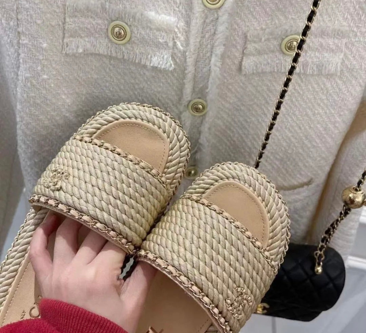 CC Chain Sandals