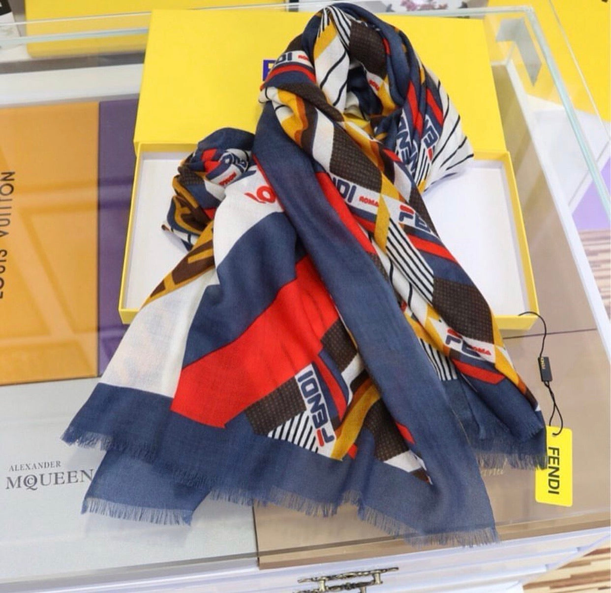 Logo Silk Scarf