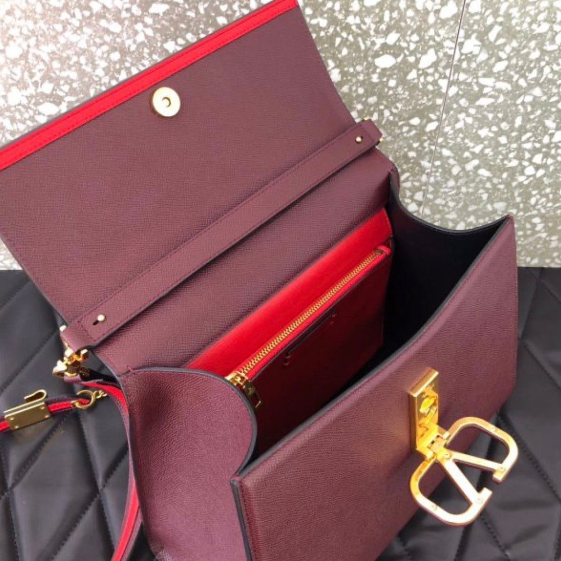 V Sling Handbag