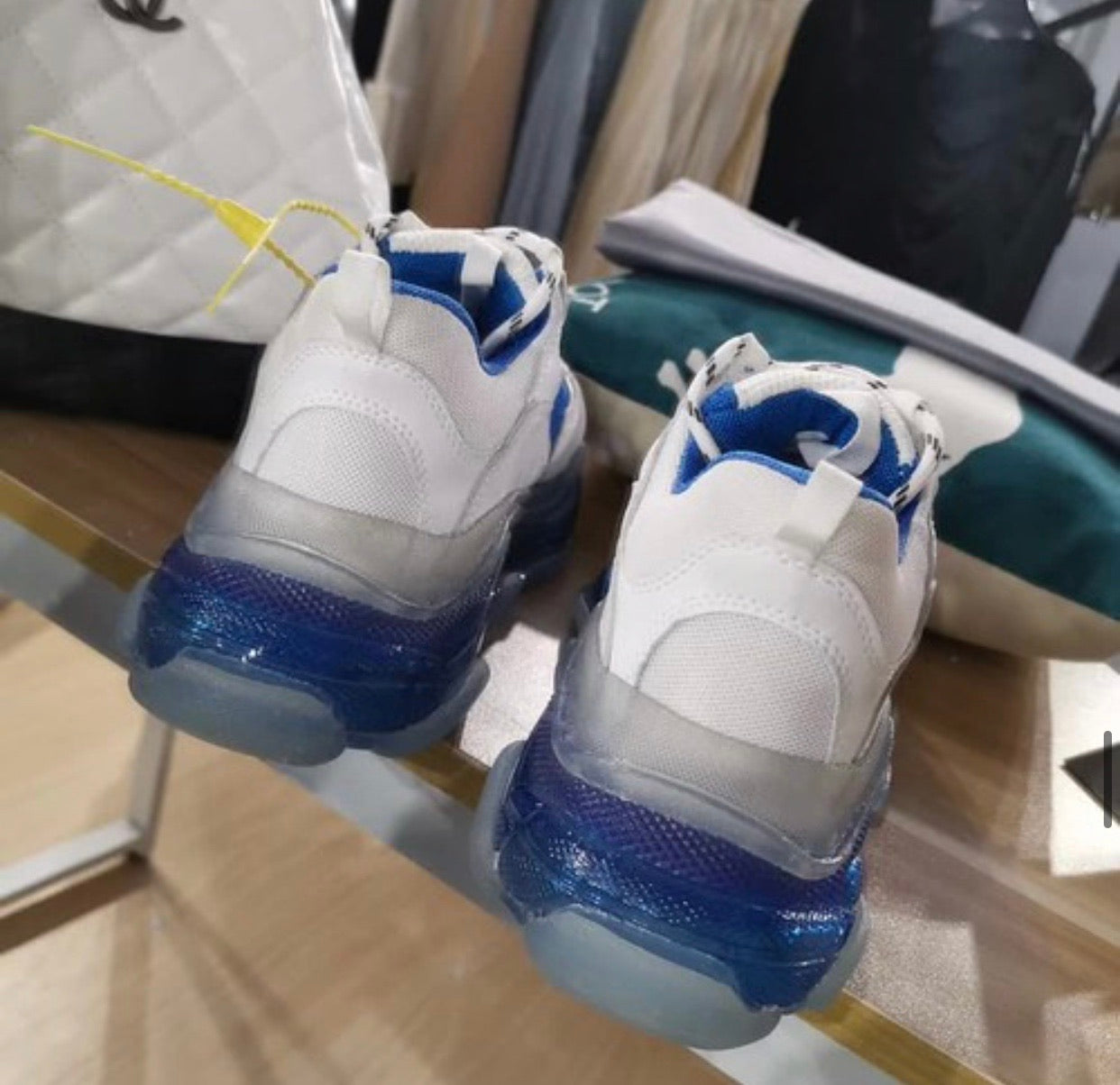 Triple S Clear Sole Whites