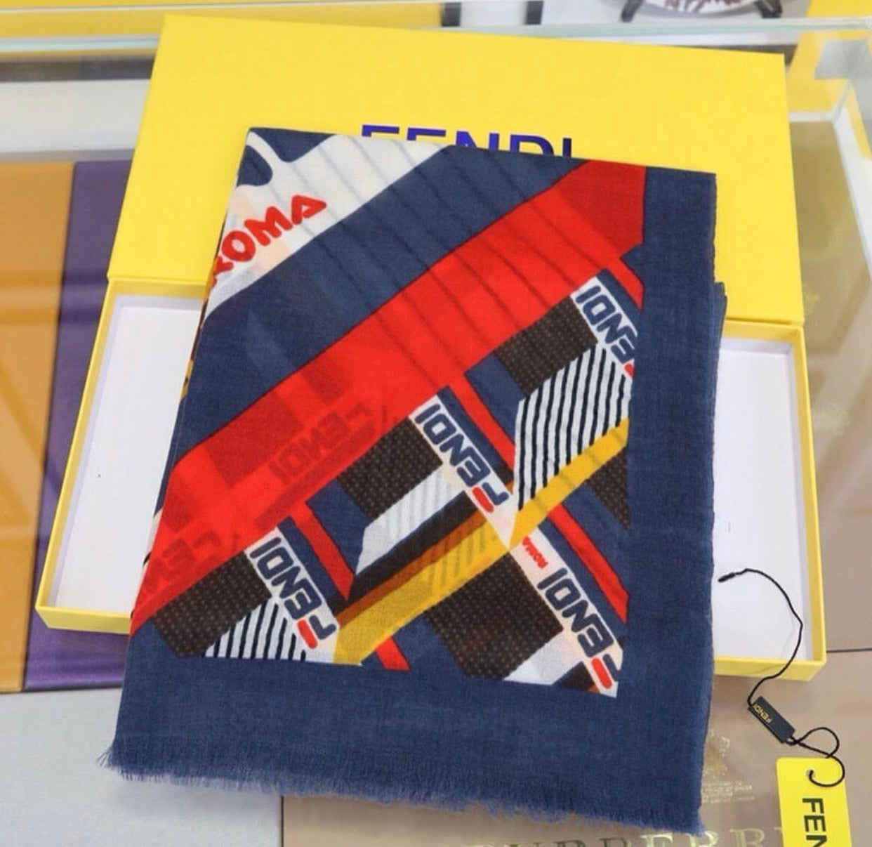 Logo Silk Scarf