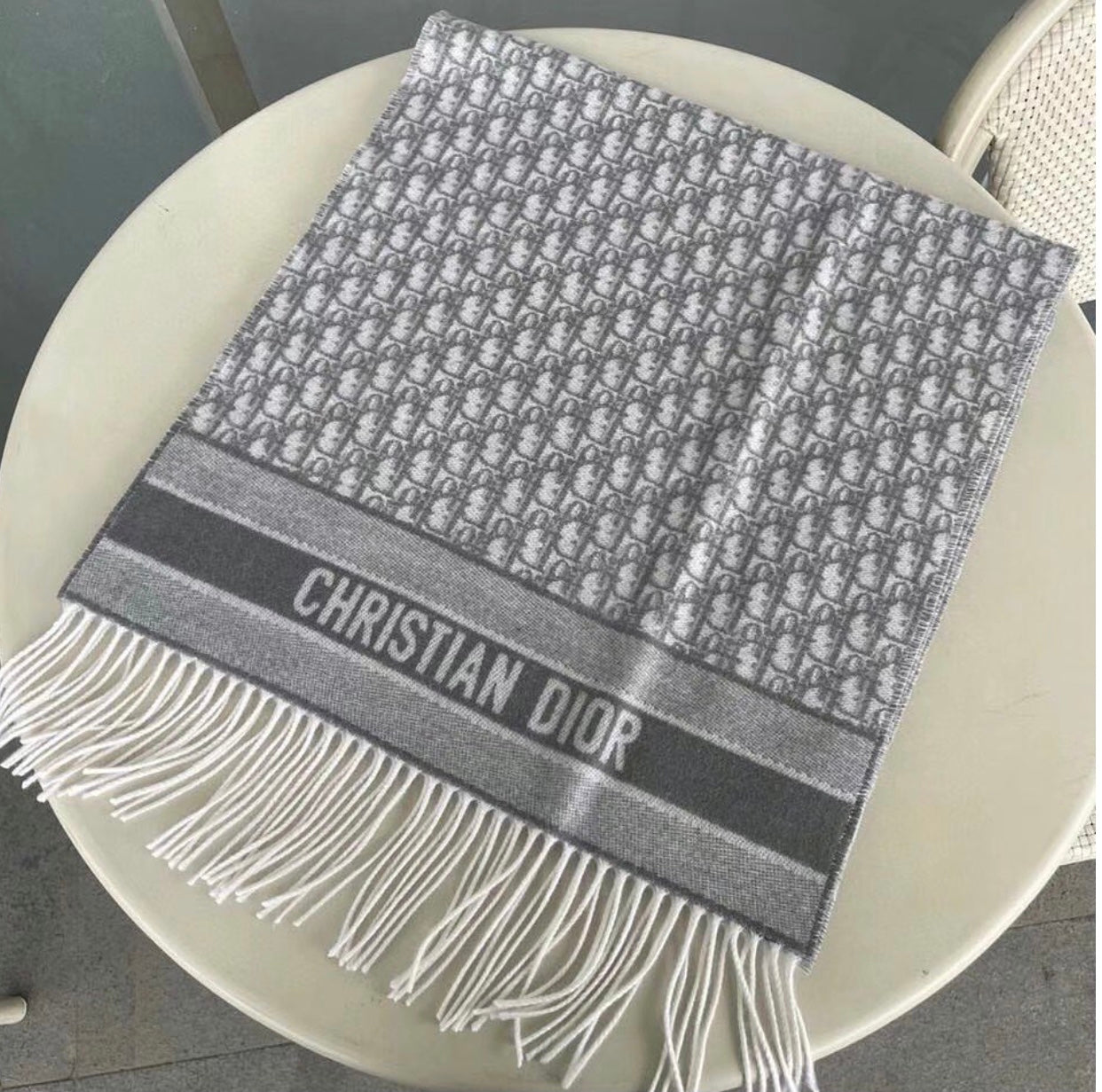 Oblique Cashmere Scarf