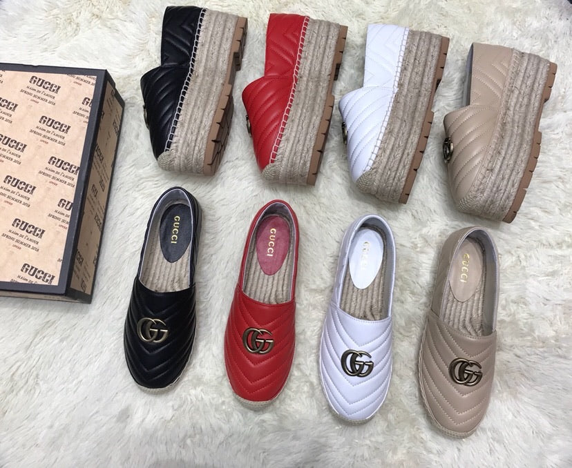 Leather Espadrilles