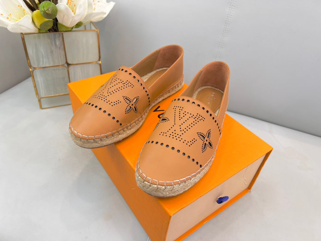Leather Espadrilles