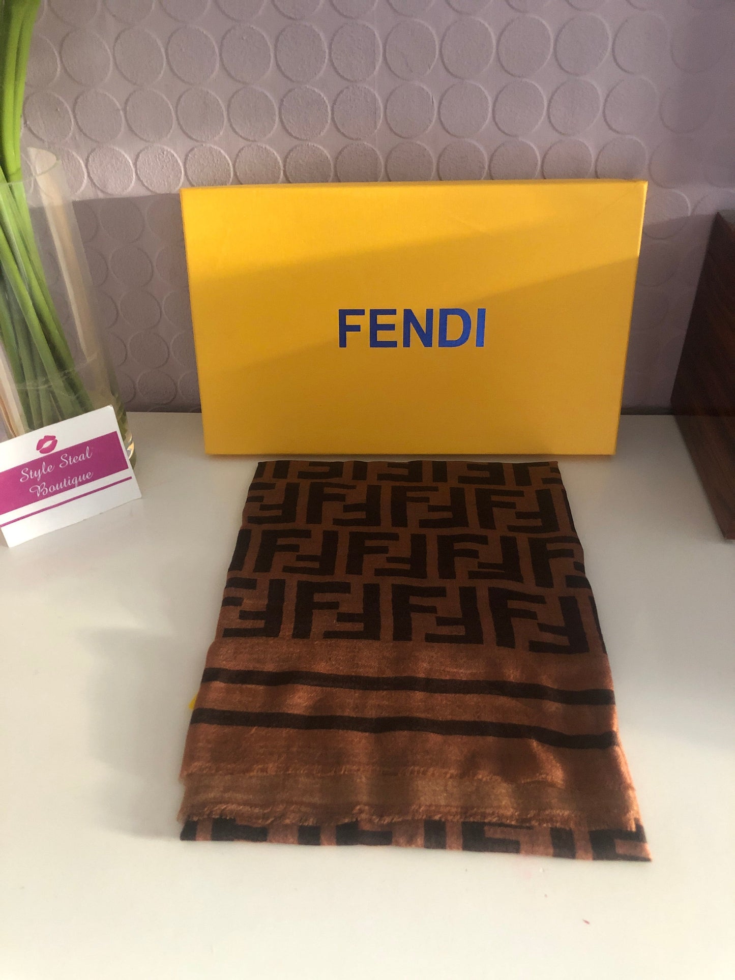 Logo Silk Scarf