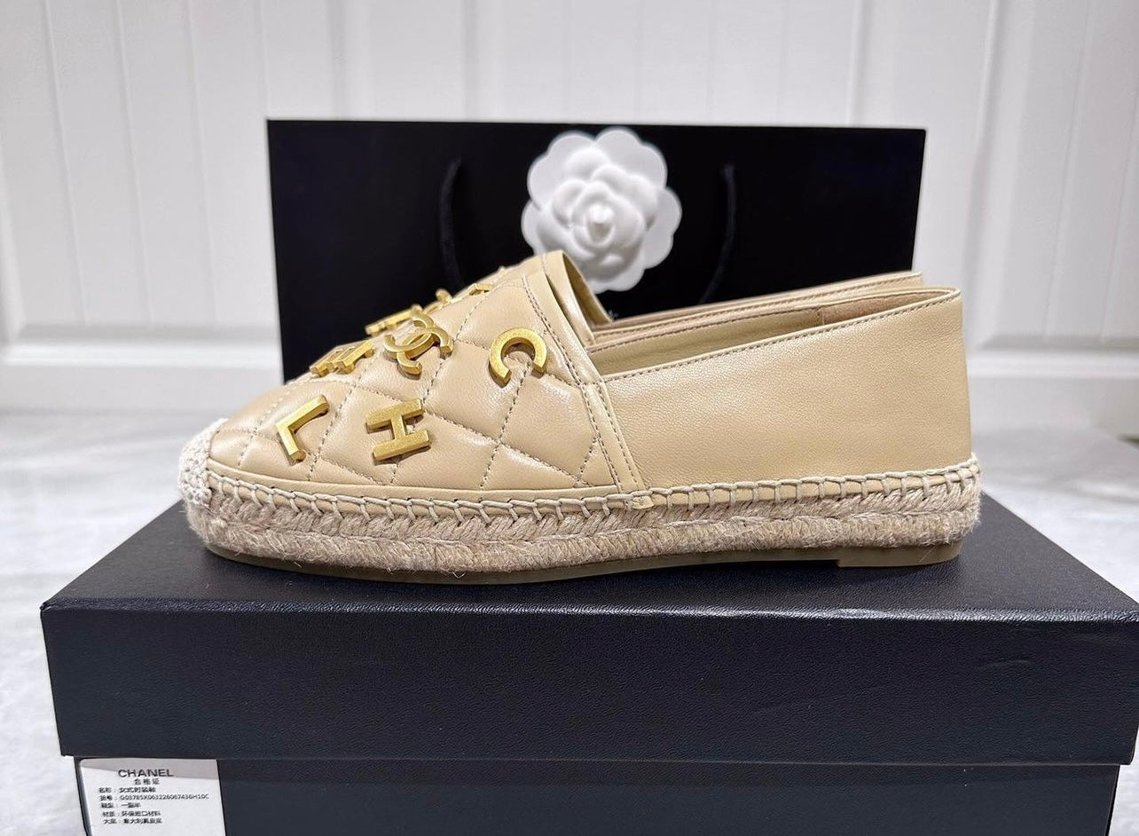 Leather Espadrilles