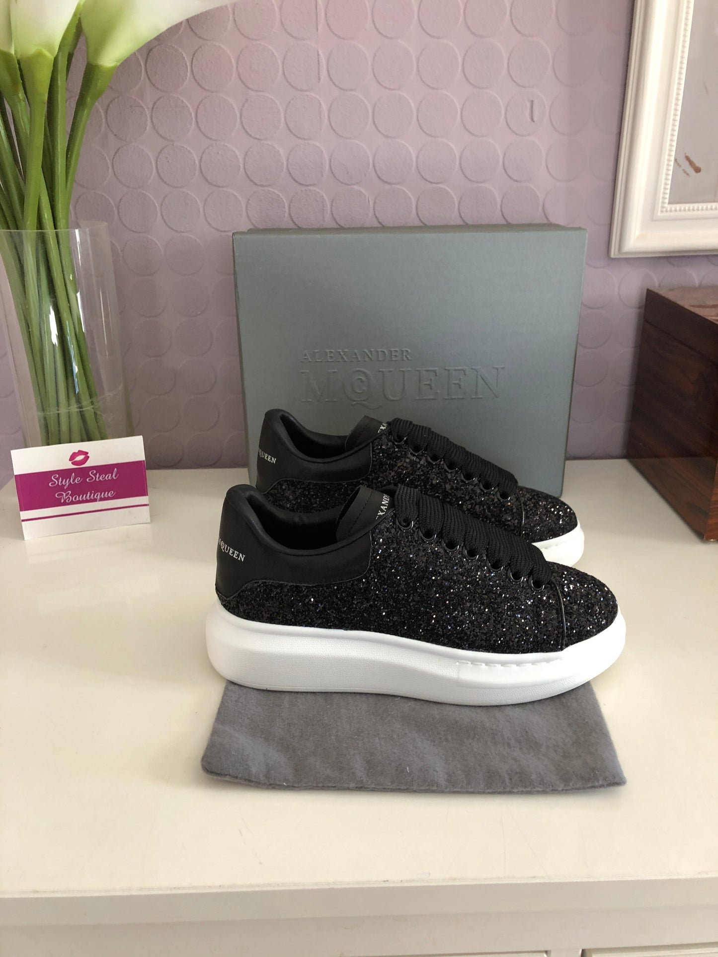 Oversized Sneaker Glitter