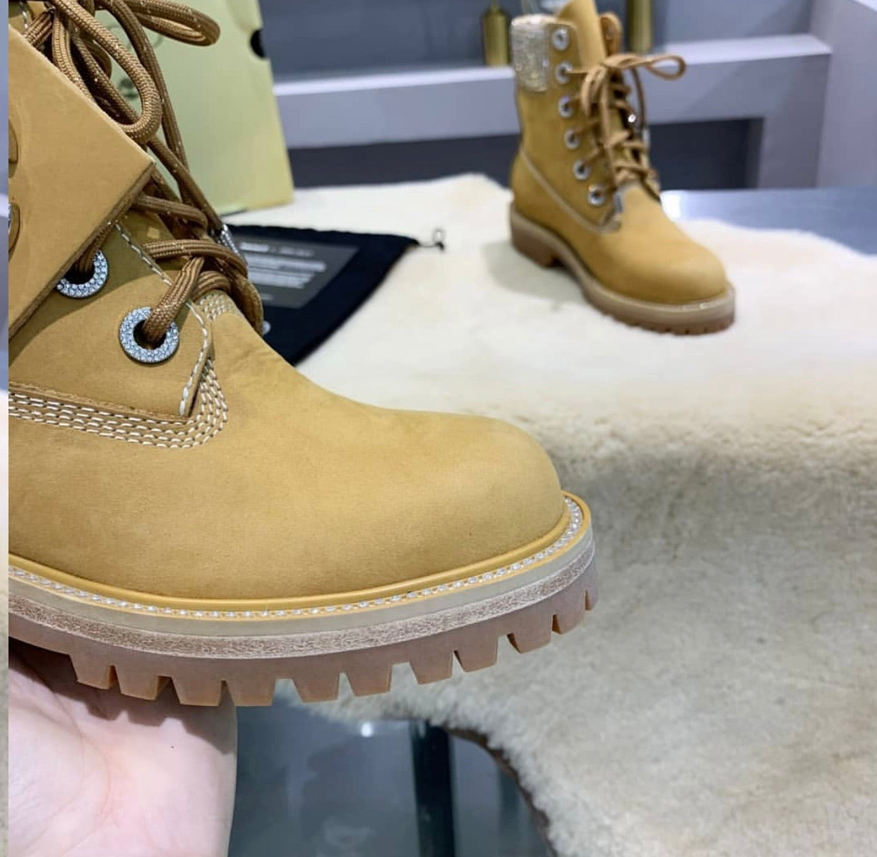 Crystal Embellished Boots