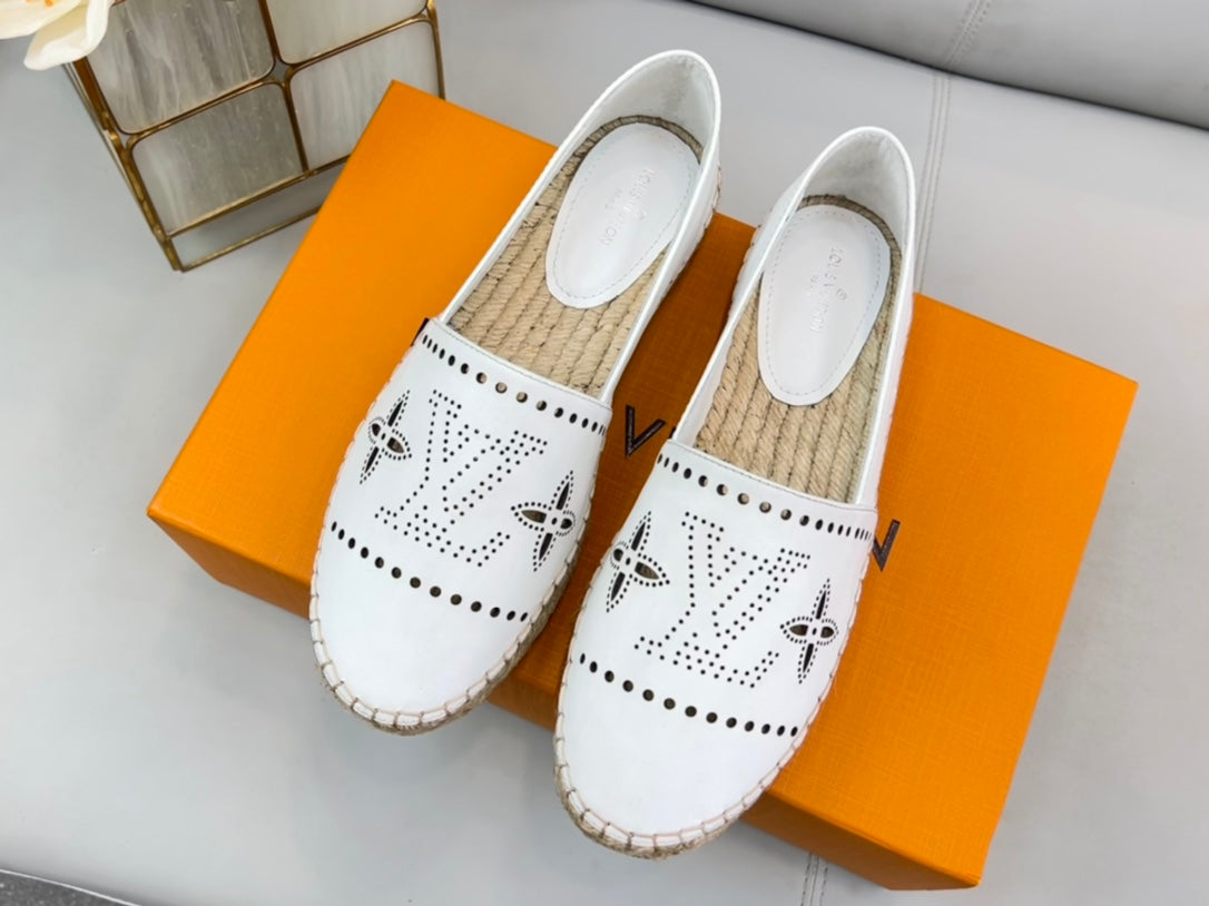 Leather Espadrilles