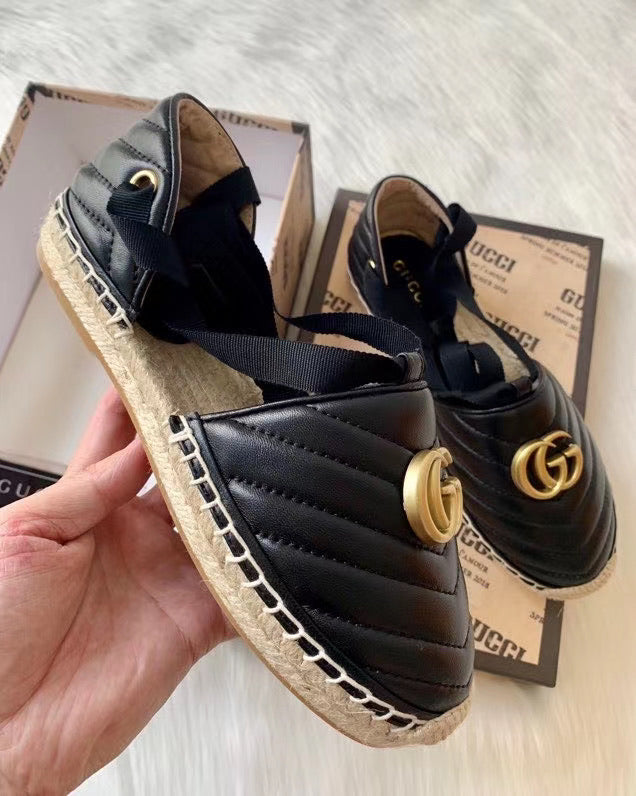 Matelasse Espadrille Sandals