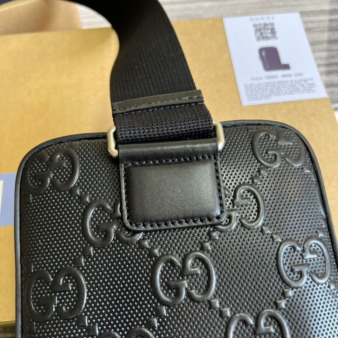 GG Embossed Sling Bag