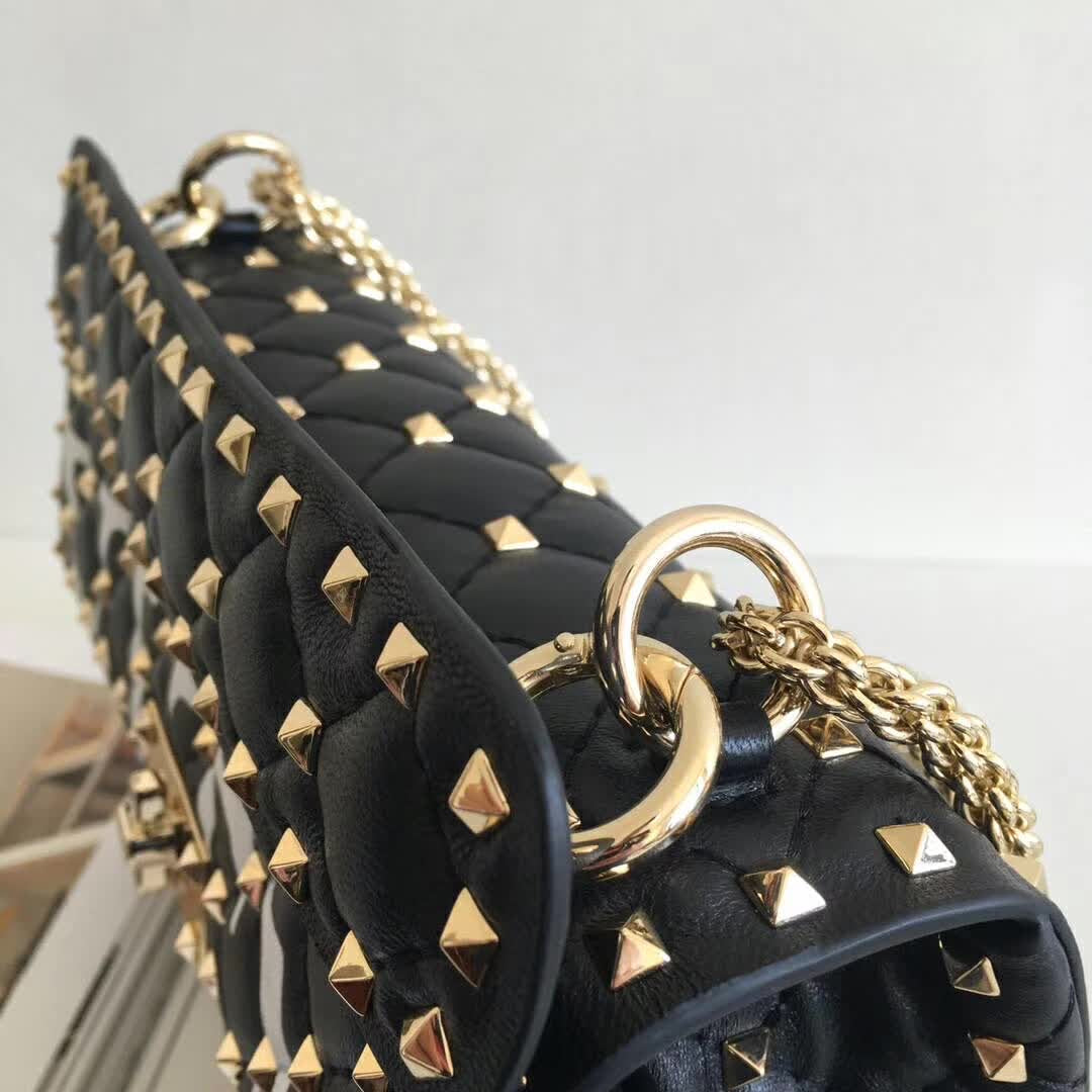 VLTN Spike Chain Bag