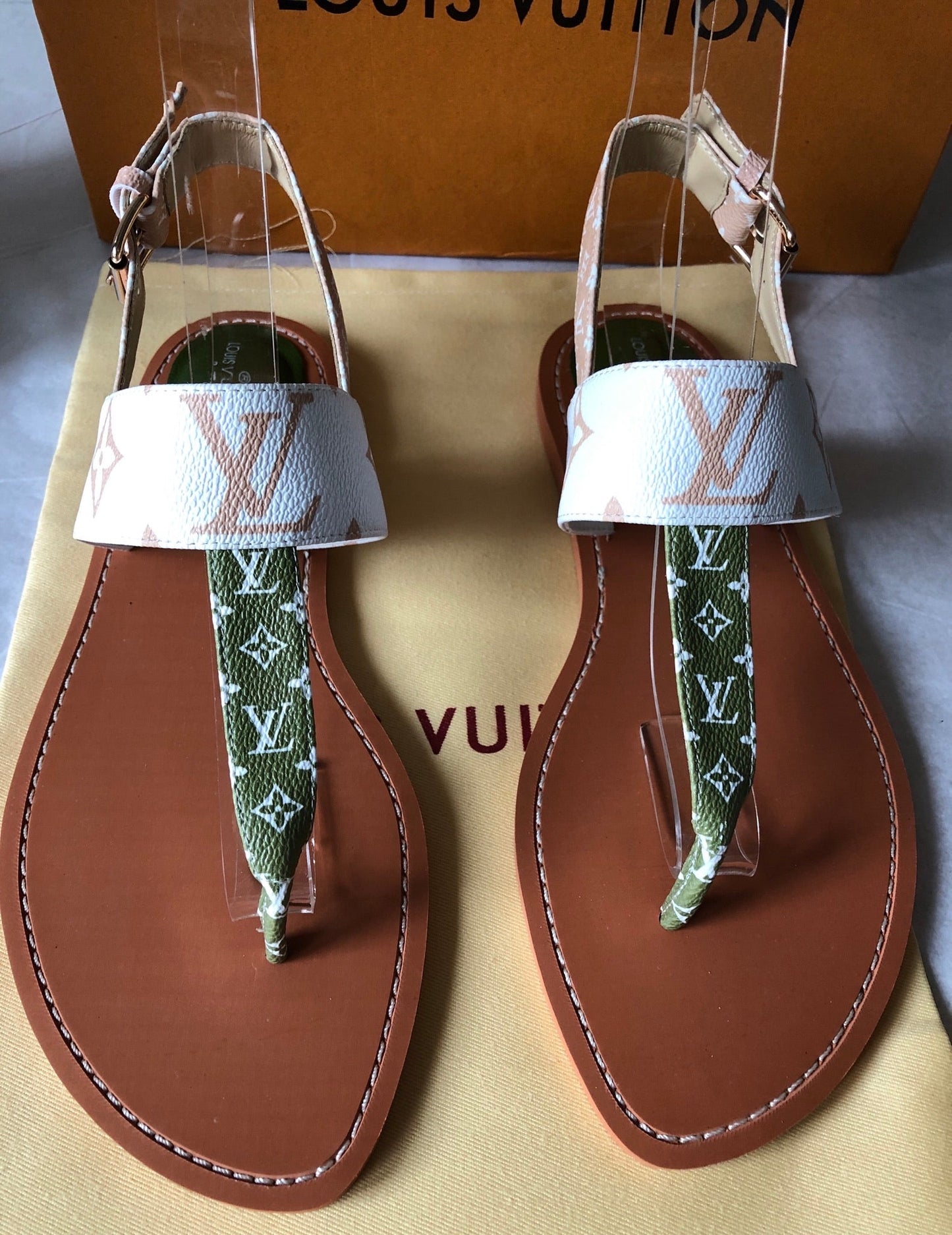 Giant Monogram Sandals