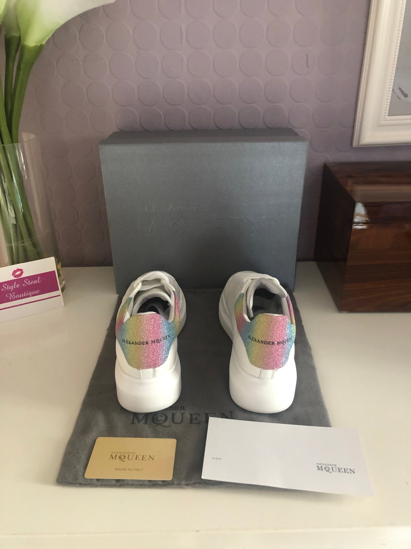Oversized Sneaker Glitter