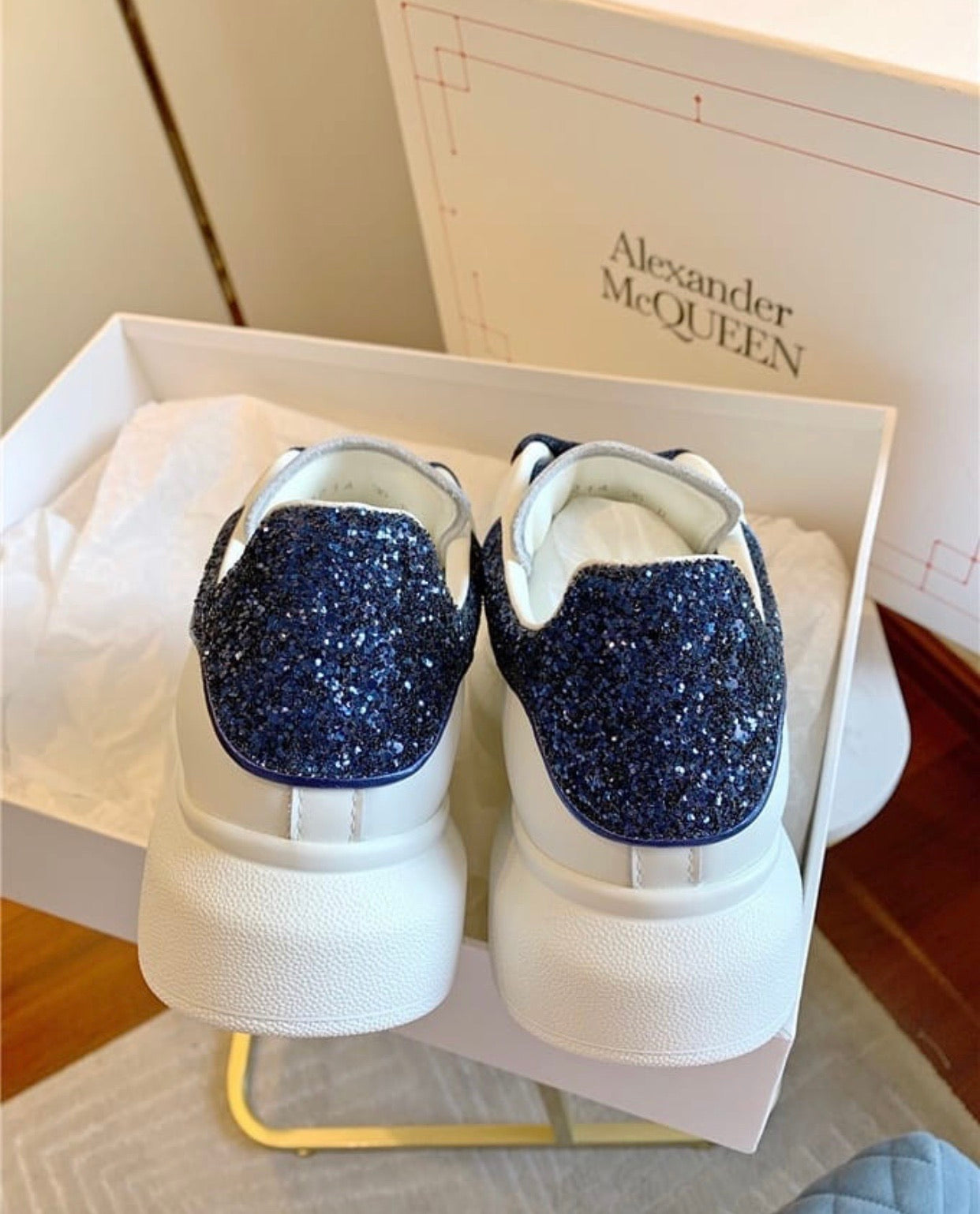 Oversized Sneaker Glitter