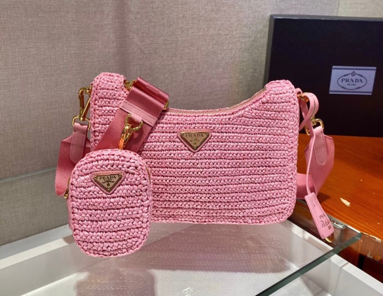 Re Edition Raffia Bag