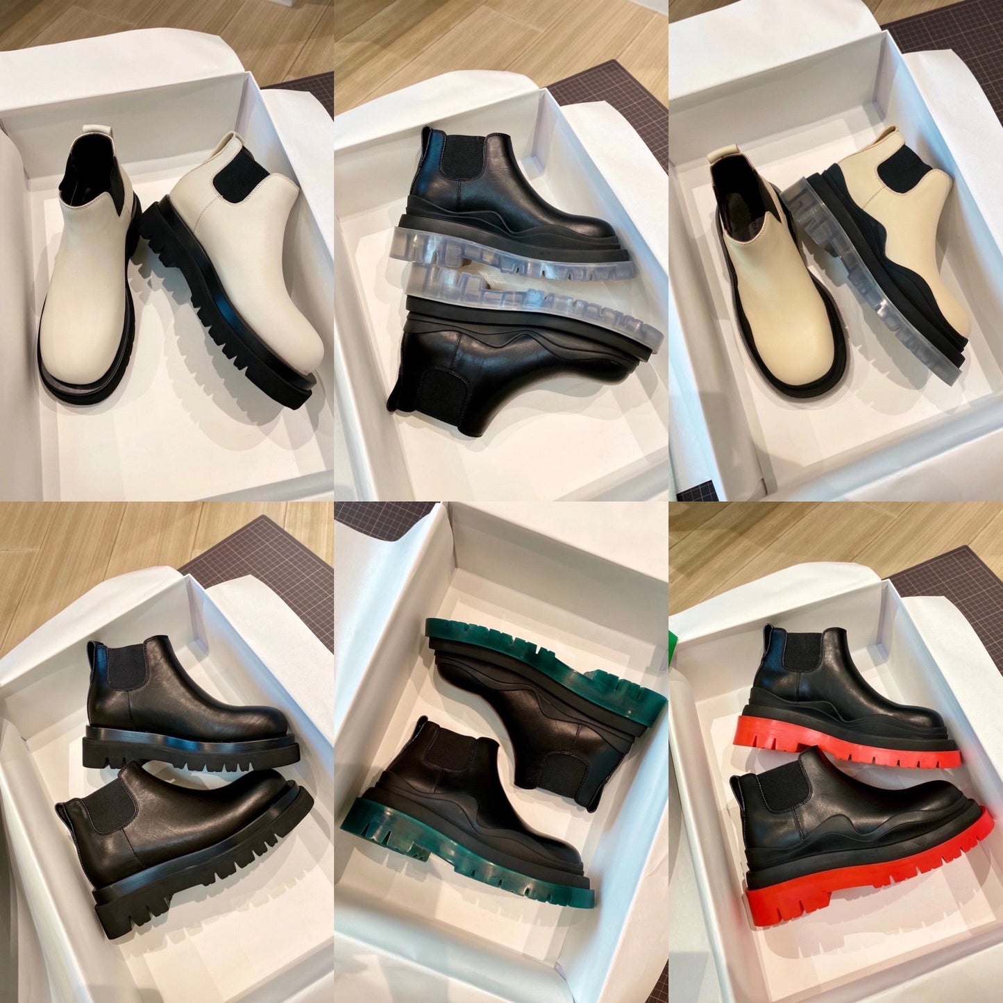 Tire Ankle Boots