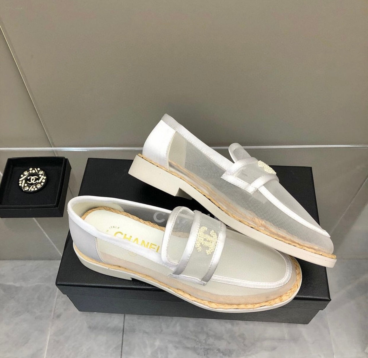 CC Mesh Loafers