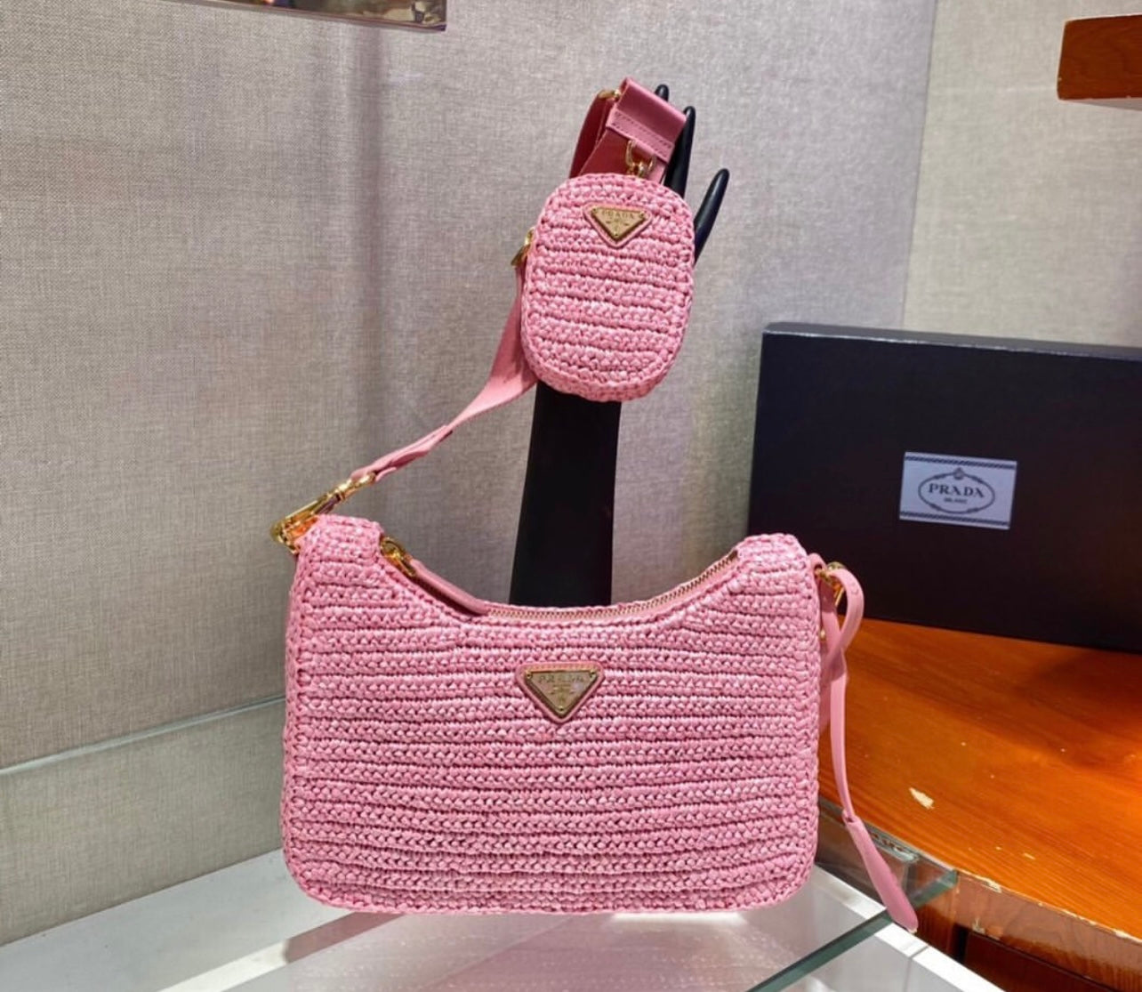 Re Edition Raffia Bag