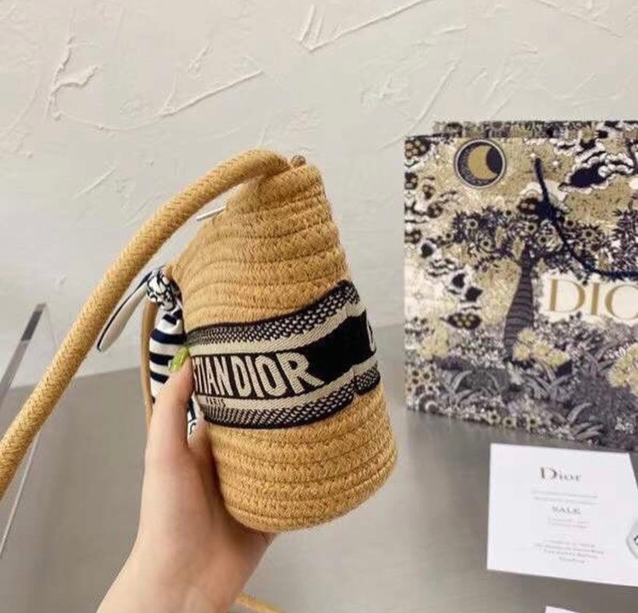 Wicker Shoulder Bag