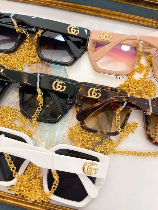 Logo Chain Sunglasses