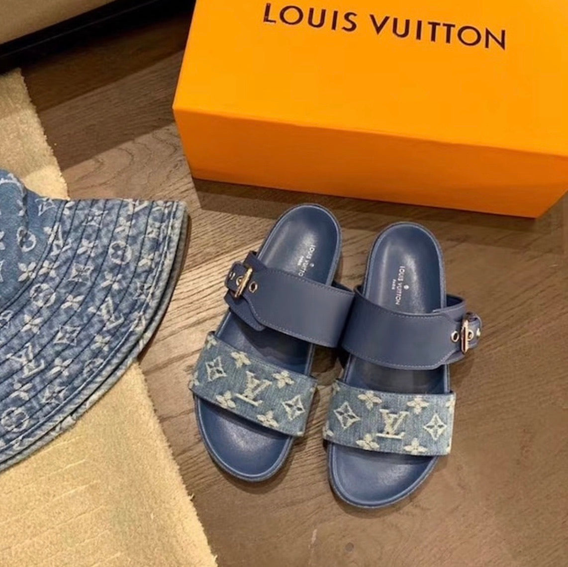 Bom Dia Denim Mules