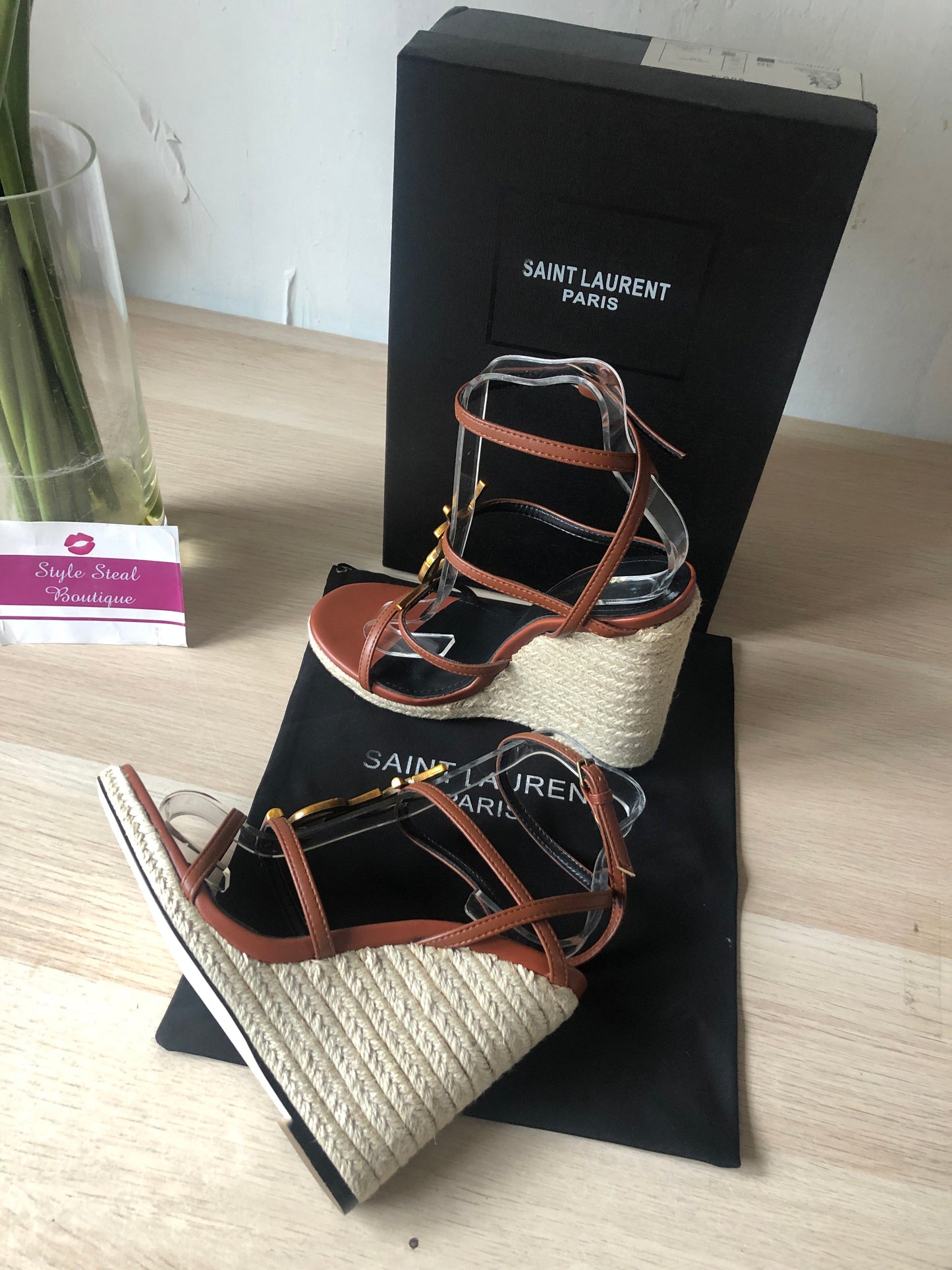 Cassandra Bamboo Wedges