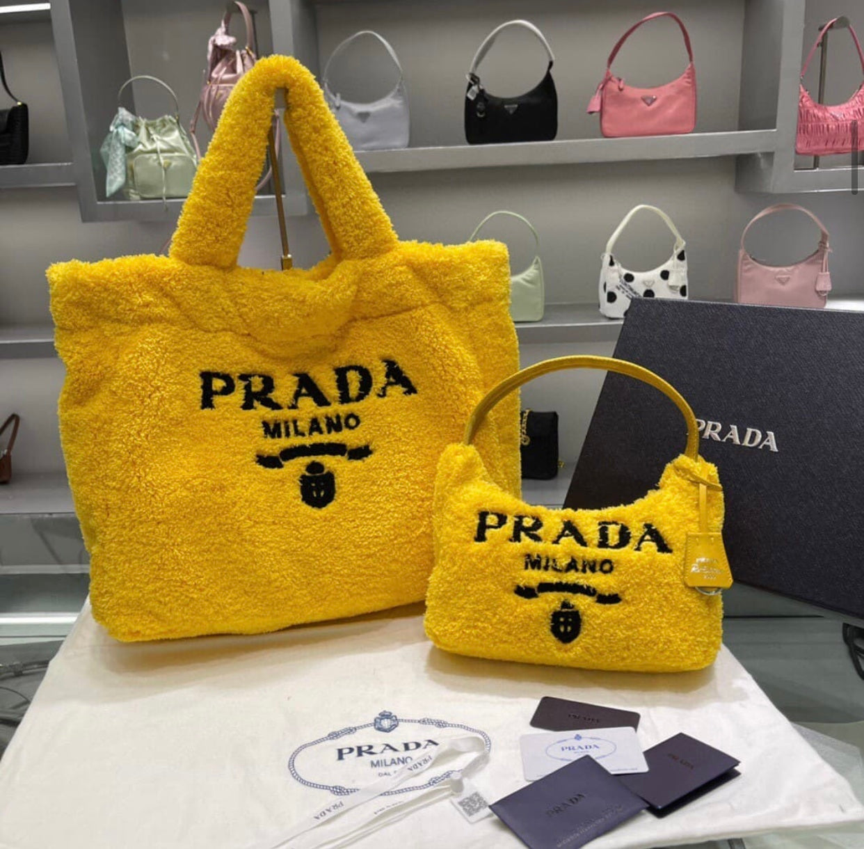 Shearling Tote