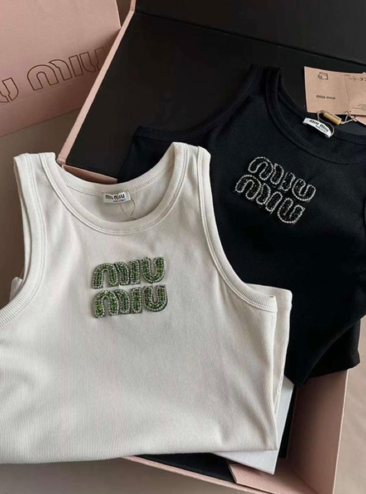 Black Vest top