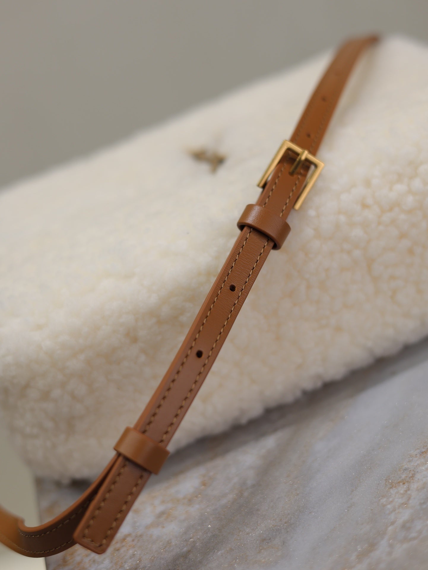 Shearling Lou Camera Bag