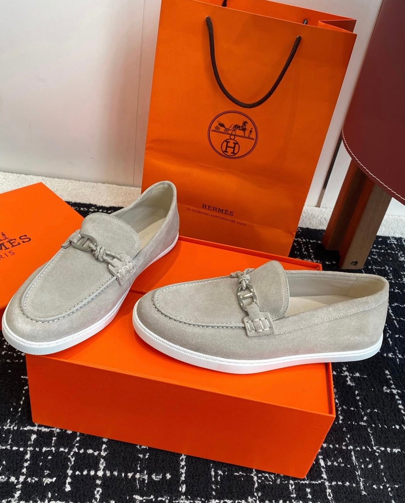 Suede Loafers